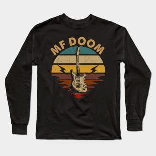 Great Gift Mf Doom For Name Vintage Flowers Color 70s 80s 90s Long Sleeve T-Shirt